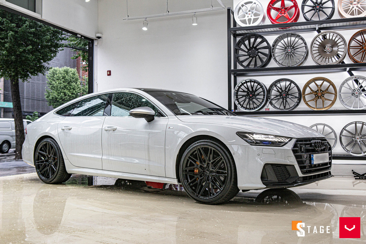 Vossen HF-7 Wheel Set for Audi RS6 / RS7 - Gloss Black