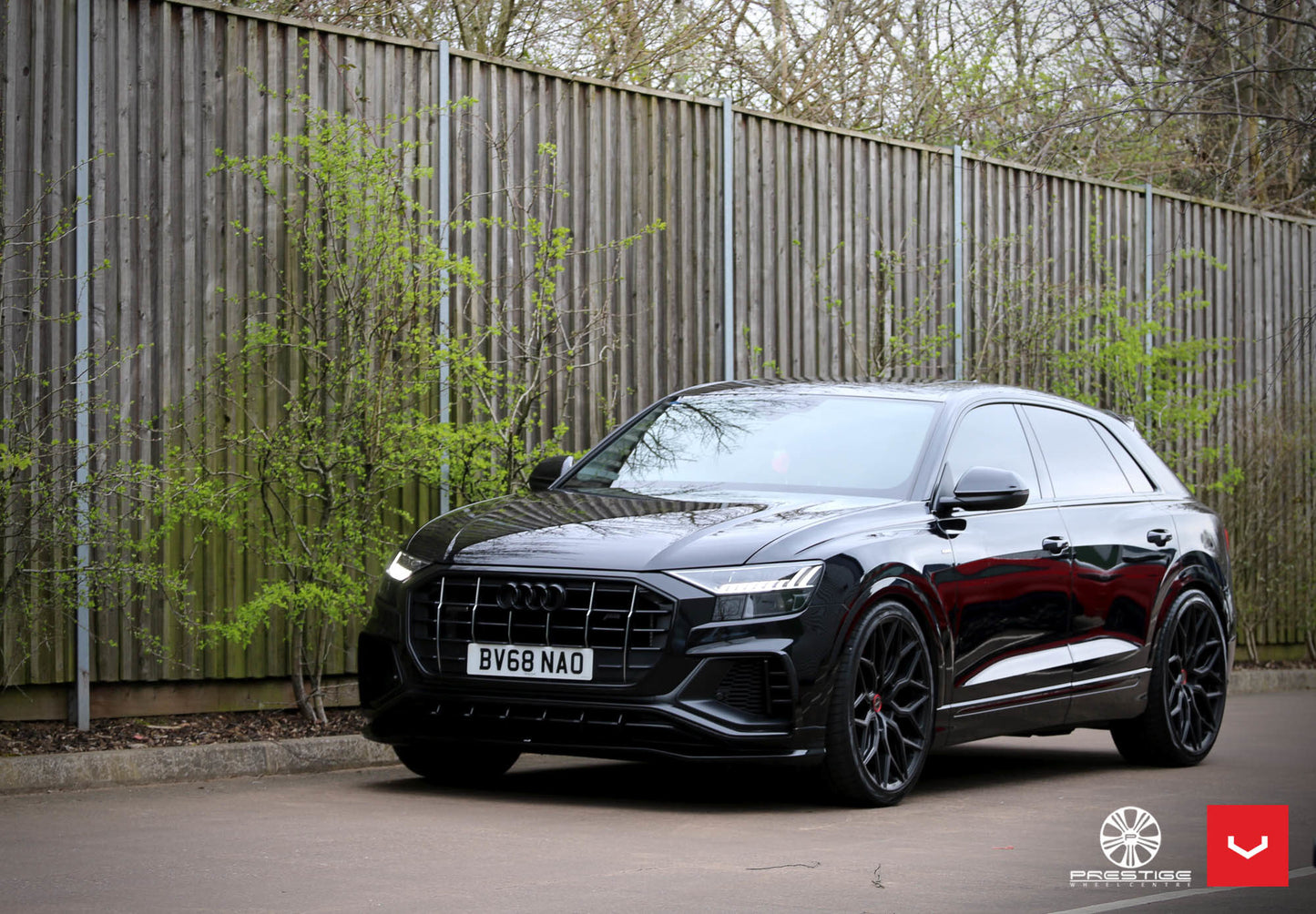 Vossen HF-2 Wheel Set for Audi RS Q8 - 24 Inch - Satin Black