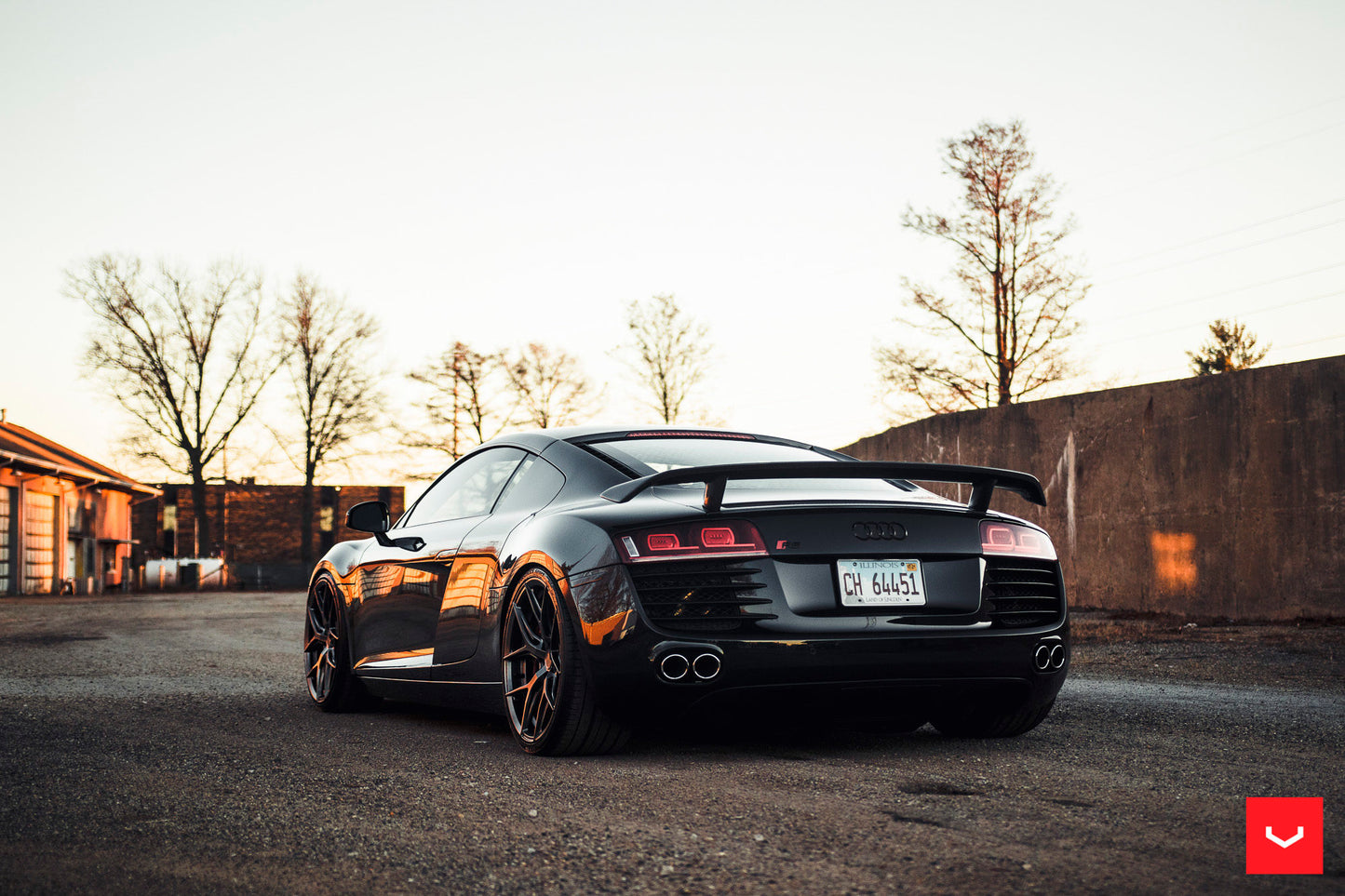 Vossen HF-5 Wheel Set for Audi R8 - 20 Inch - Anthracite