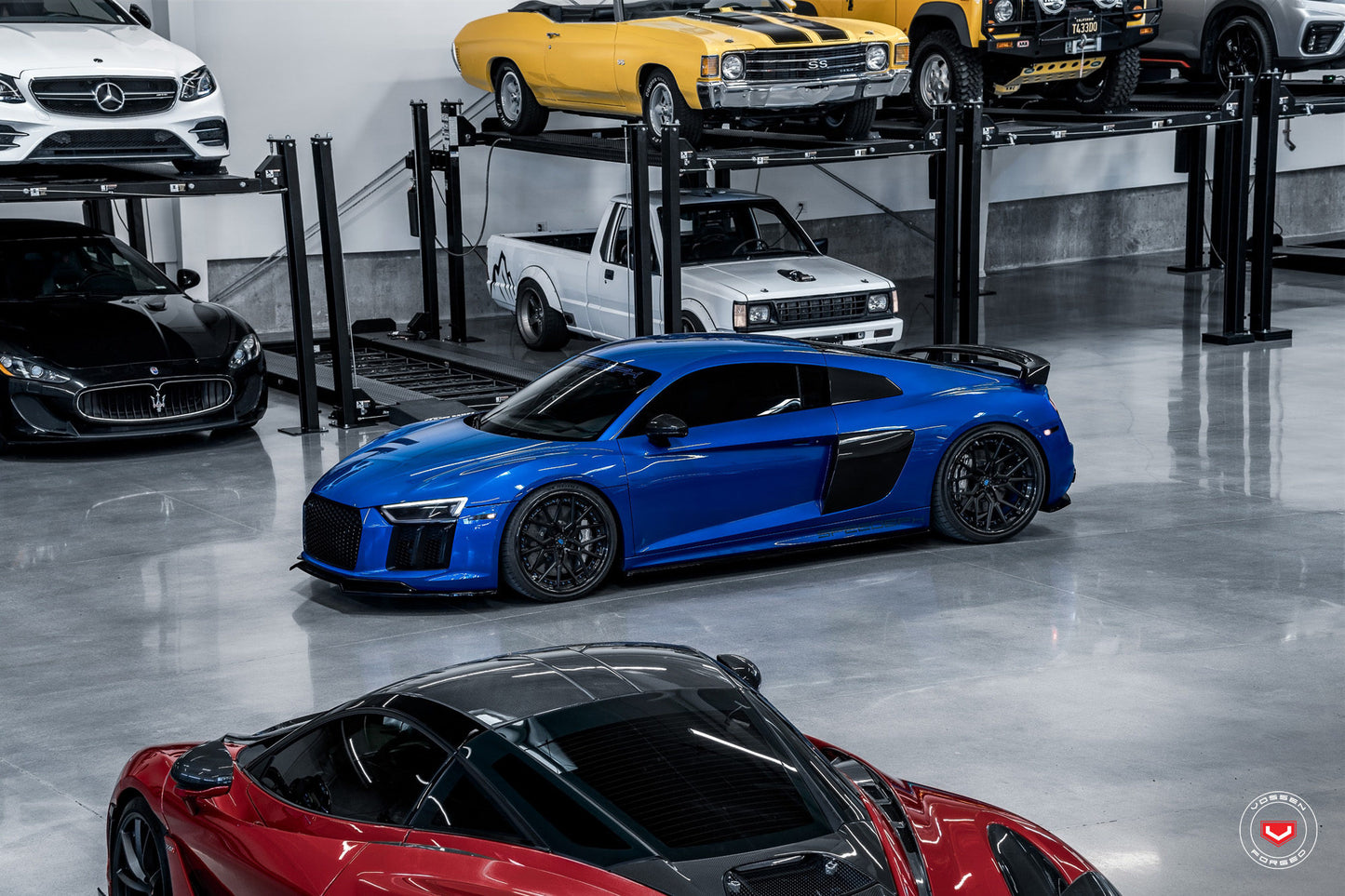 Vossen M-X3 (3-Piece) Wheel Set for Audi R8 - Satin Black
