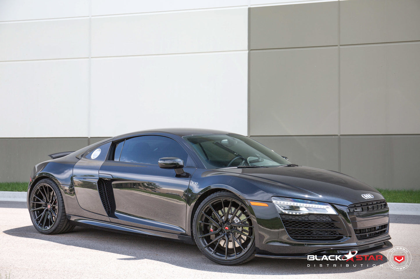 Vossen M-X4T Wheel Set for Audi R8 - 20 Inch - Gloss Black