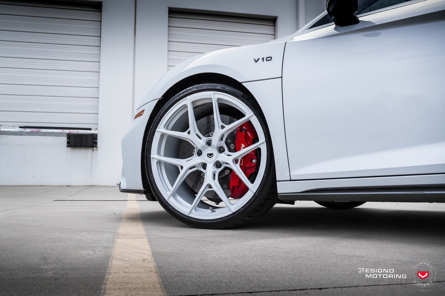 Vossen S21-01 Wheel Set for Audi R8 - 20 Inch - Miami White