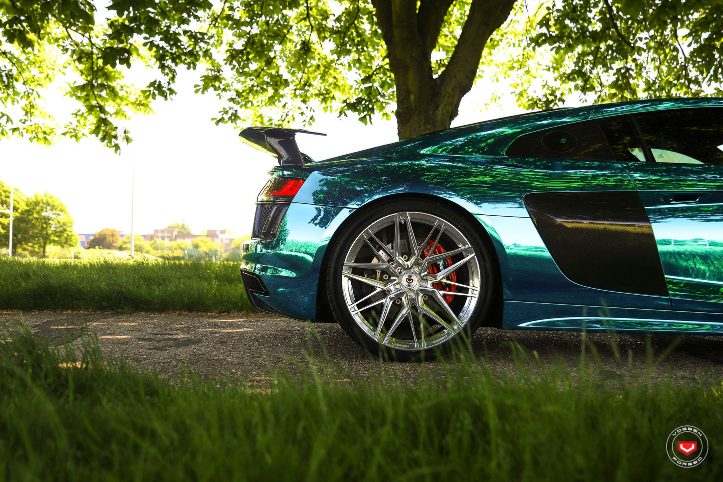 Vossen EVO-5 Wheel Set for Audi R8 - 20 Inch - Gloss Clear