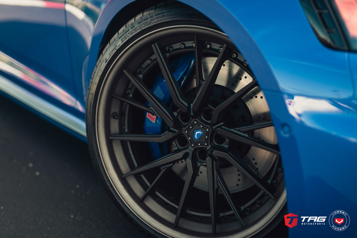 Vossen M-X4T Wheel Set for Audi RS5 - 20 Inch - Satin Black