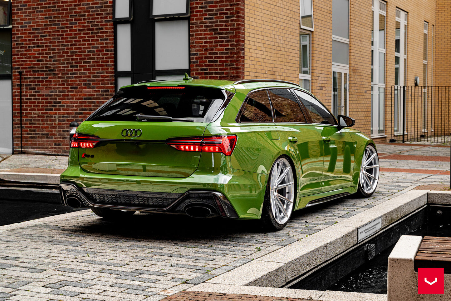 Vossen HFX-2 Wheel Set for Audi RS6 / RS7 - Silver Polished