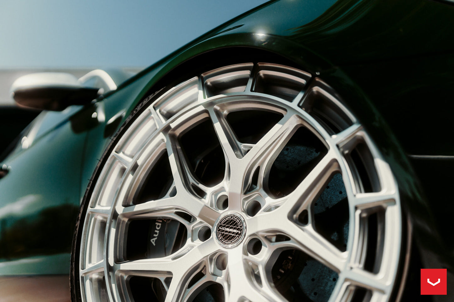 Vossen HFX-1 Wheel Set for Audi RS6 / RS7 - 22 Inch - Silver Polished