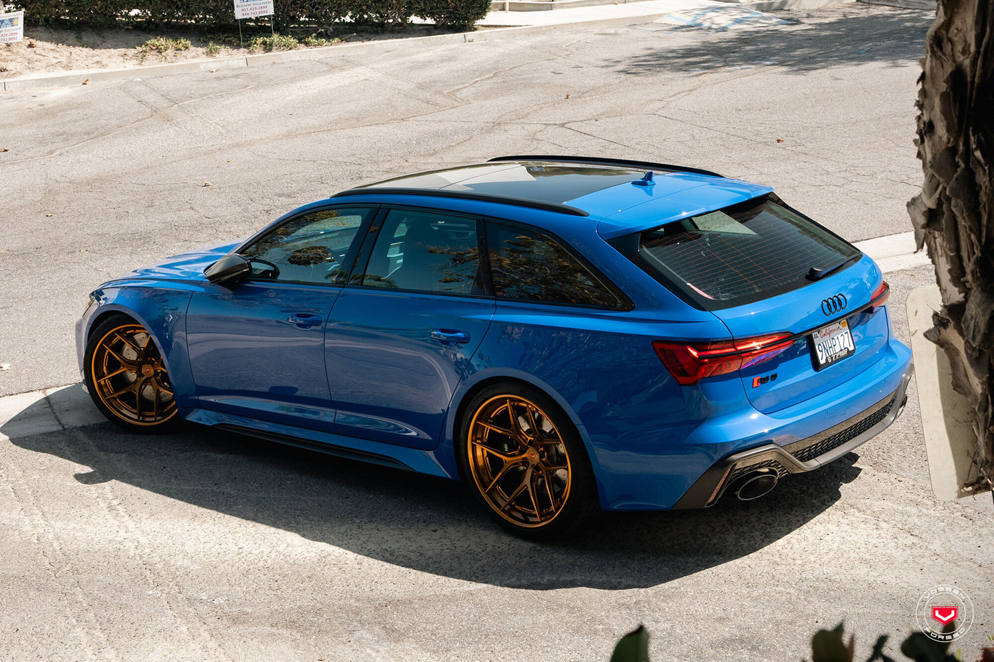 Vossen S21-01 (3-Piece) Wheel Set for Audi RS6 / RS7 - 22 Inch - Brickell Bronze