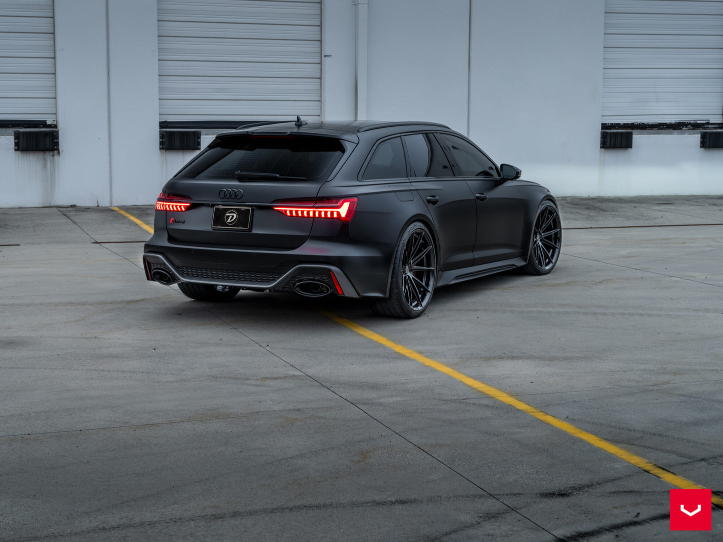 Vossen HFX-2 Wheel Set for Audi RS6 / RS7 - 22 Inch - Gloss Black