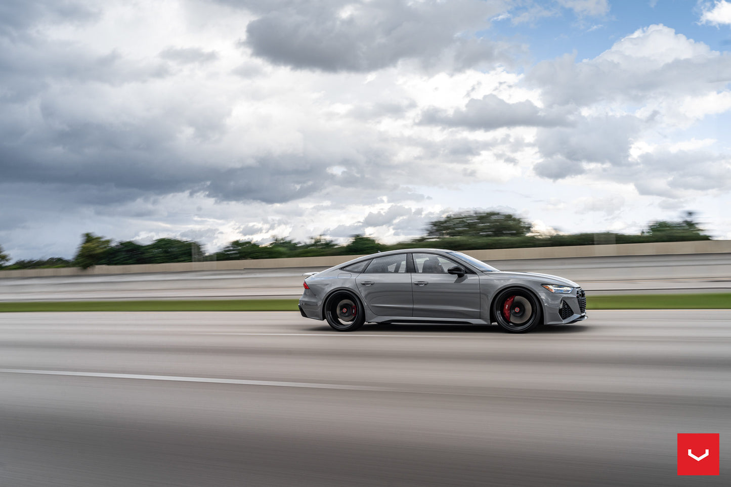 Vossen HF-3 Wheel Set for Audi RS6 / RS7 - 22 Inch - Gloss Black