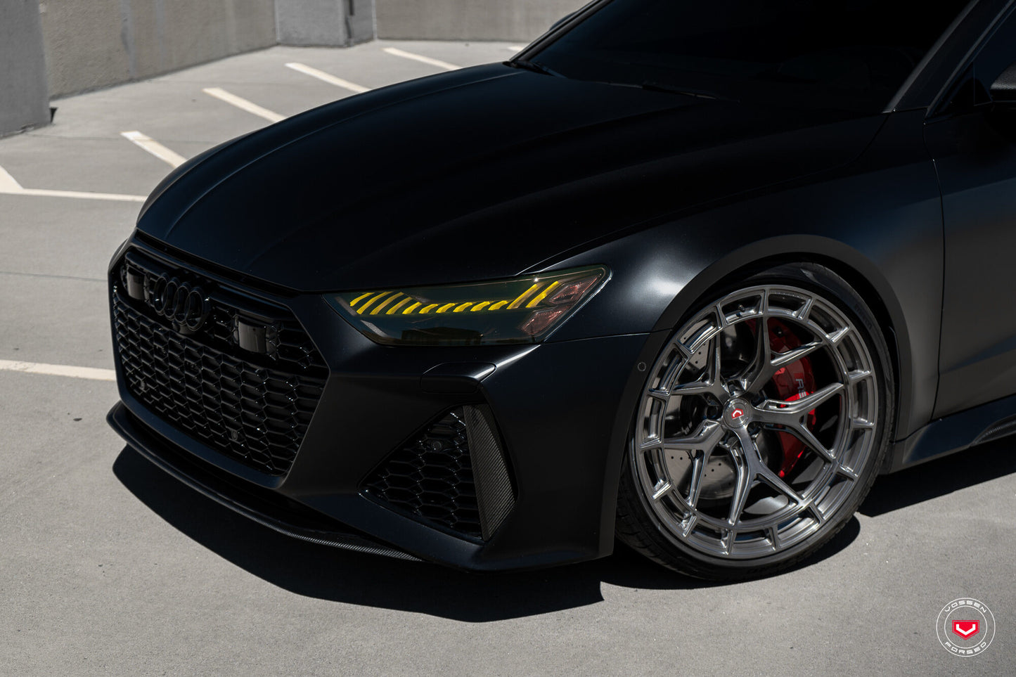 Vossen LC3-01 Wheel Set for Audi RS6 / RS7 - 22 Inch - Dark Smoke