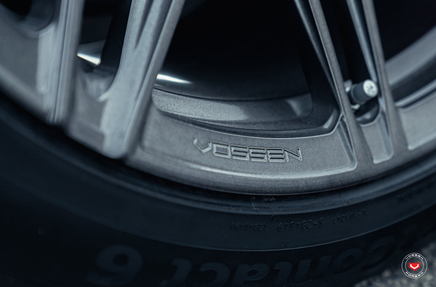Vossen EVO-5R Wheel Set for Audi RS Q8 - 23 Inch - Dark Smoke