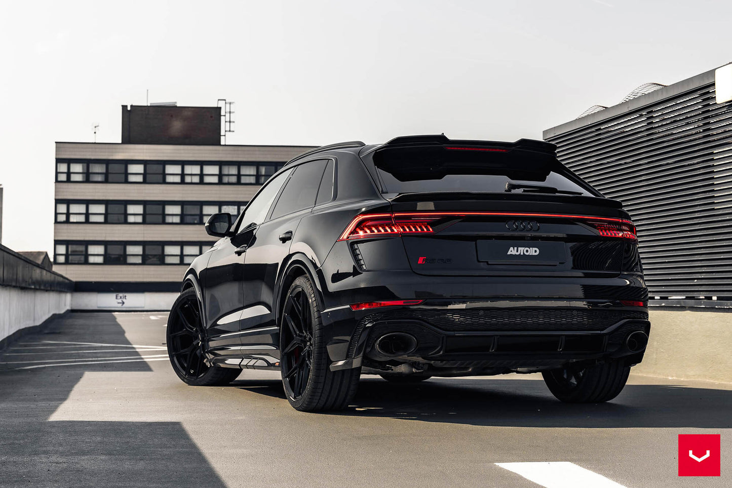 Vossen HF-5 Wheel Set for Audi RS Q8 - 24 Inch - Gloss Black