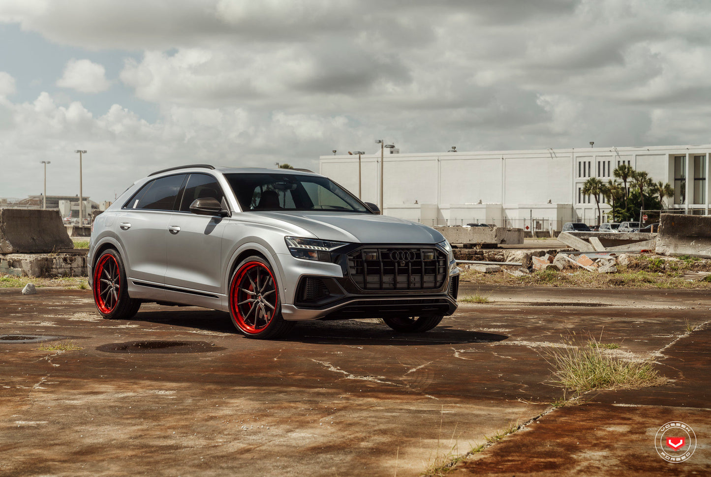 Vossen M-X2 (3-Piece) Wheel Set for Audi RS Q8 - 24 Inch - Matte Gunmetal