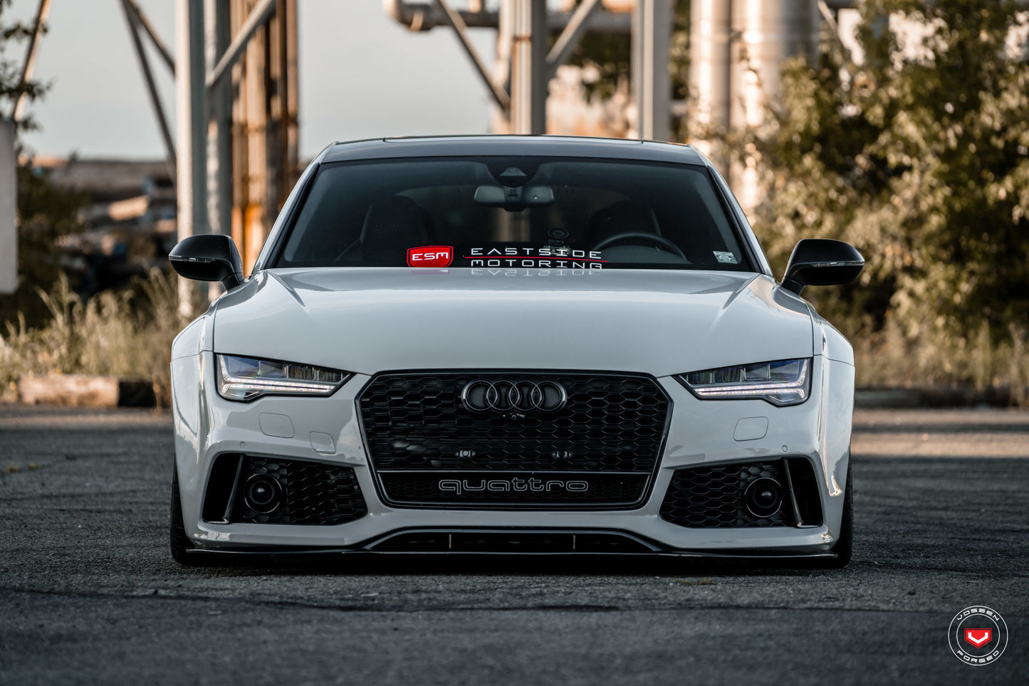 Vossen M-X1 (3-Piece) Wheel Set for Audi RS6 / RS7 - 21 Inch - Midnight Smoke