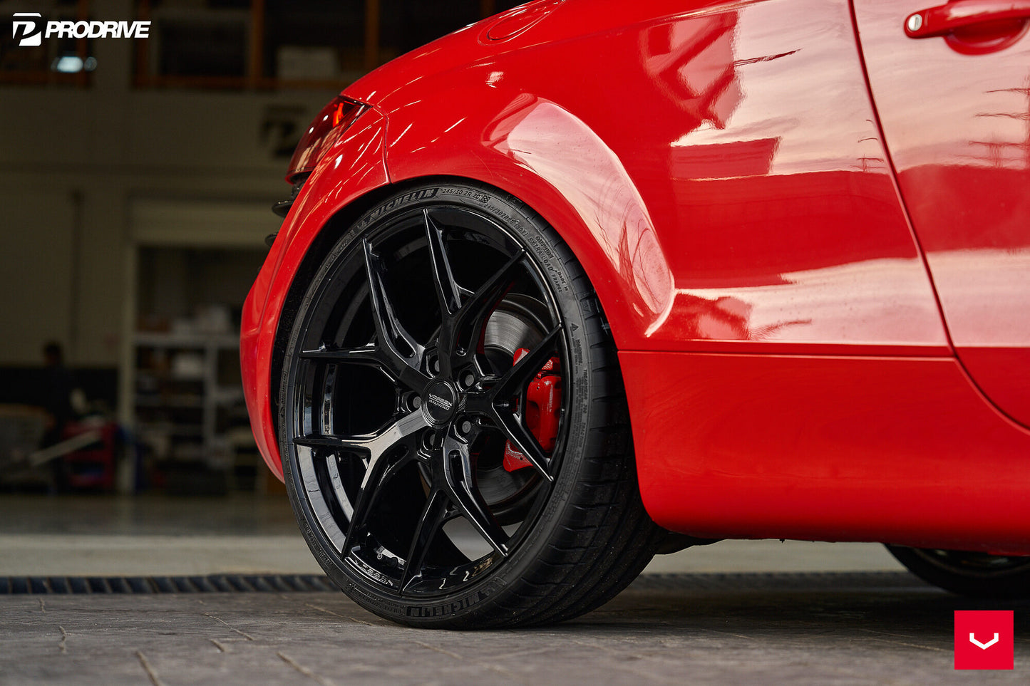 Vossen HF-5 Wheel Set for Audi TT / TTRS - 20 Inch - Gloss Black