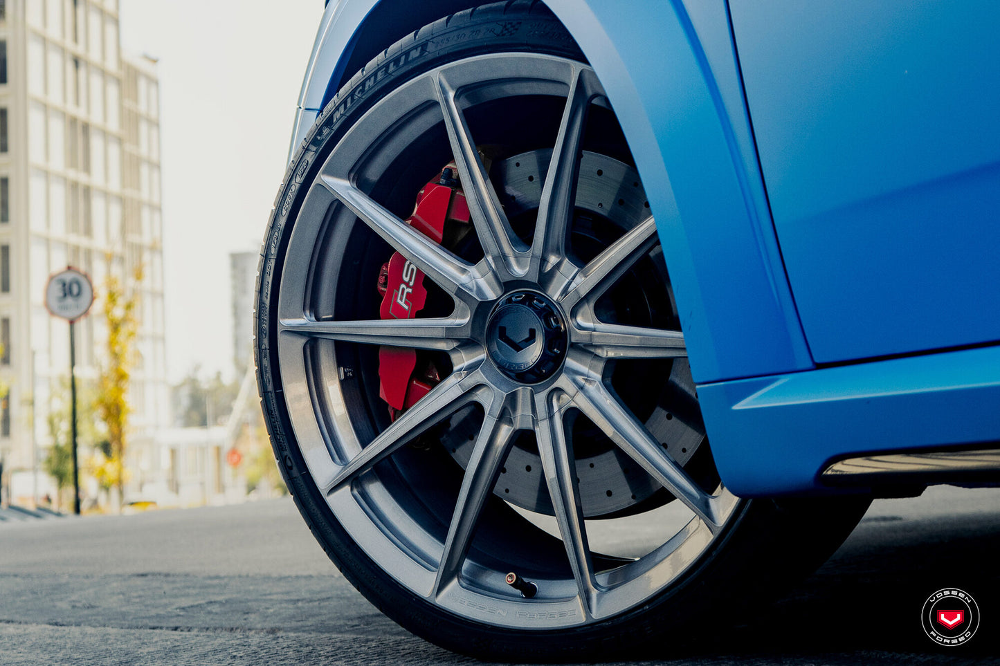 Vossen VPS-1 Wheel Set for Audi TT / TTRS - 20 Inch - Light Smoke brushed