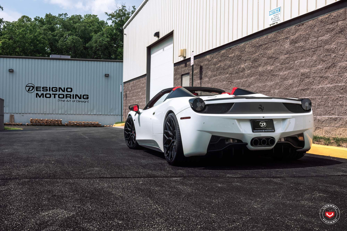 Vossen S17-01 Wheel Set for Ferrari 458 - 20 Inch - Satin Black