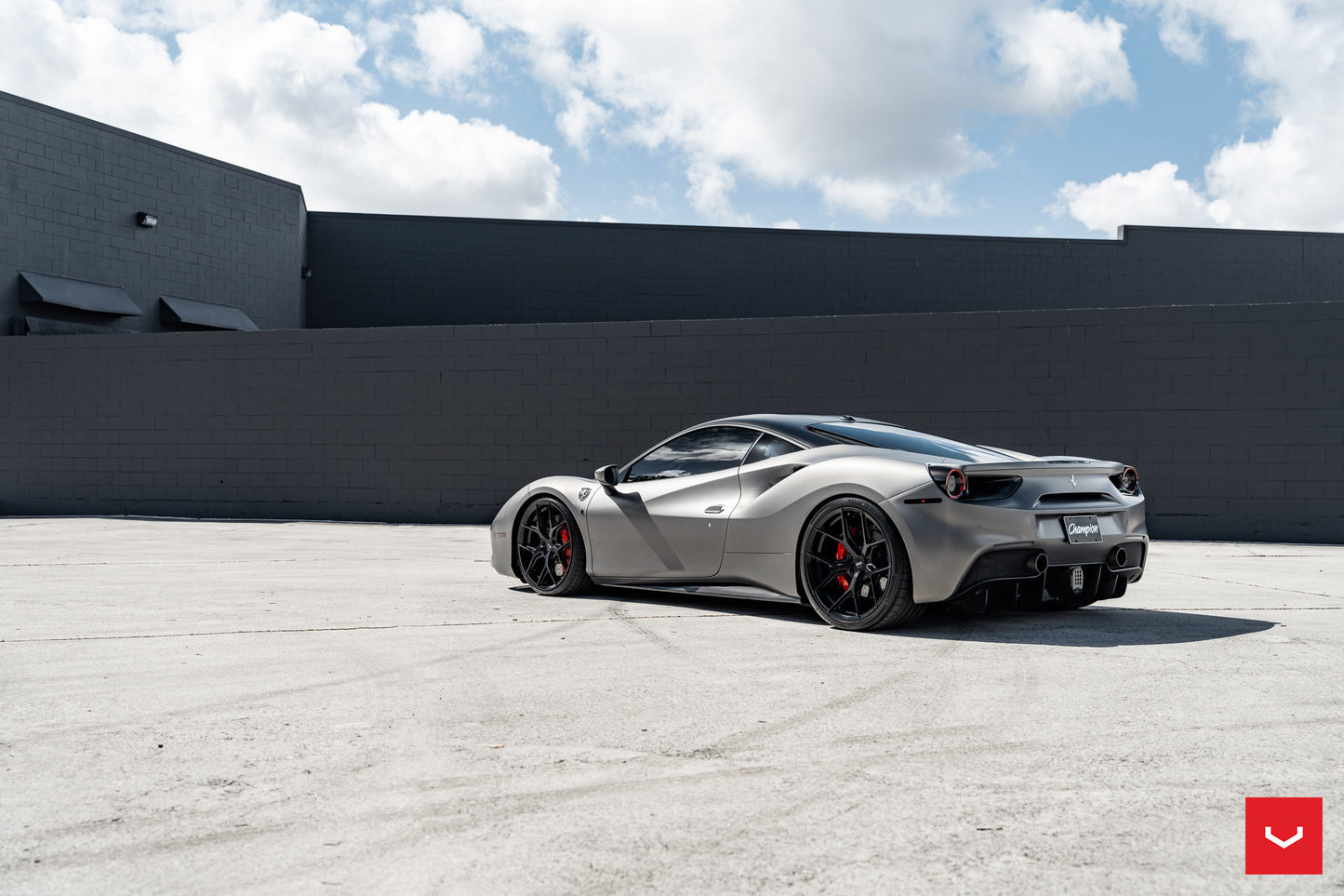 Vossen HF-5 Wheel Set for Ferrari 488 - 21 Inch - Satin Black
