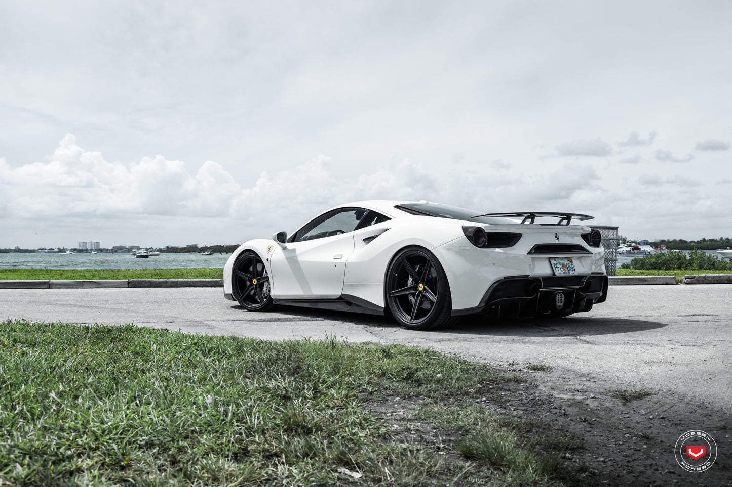Vossen M-X5 Wheel Set for Ferrari 488 - 21 Inch - Satin Black
