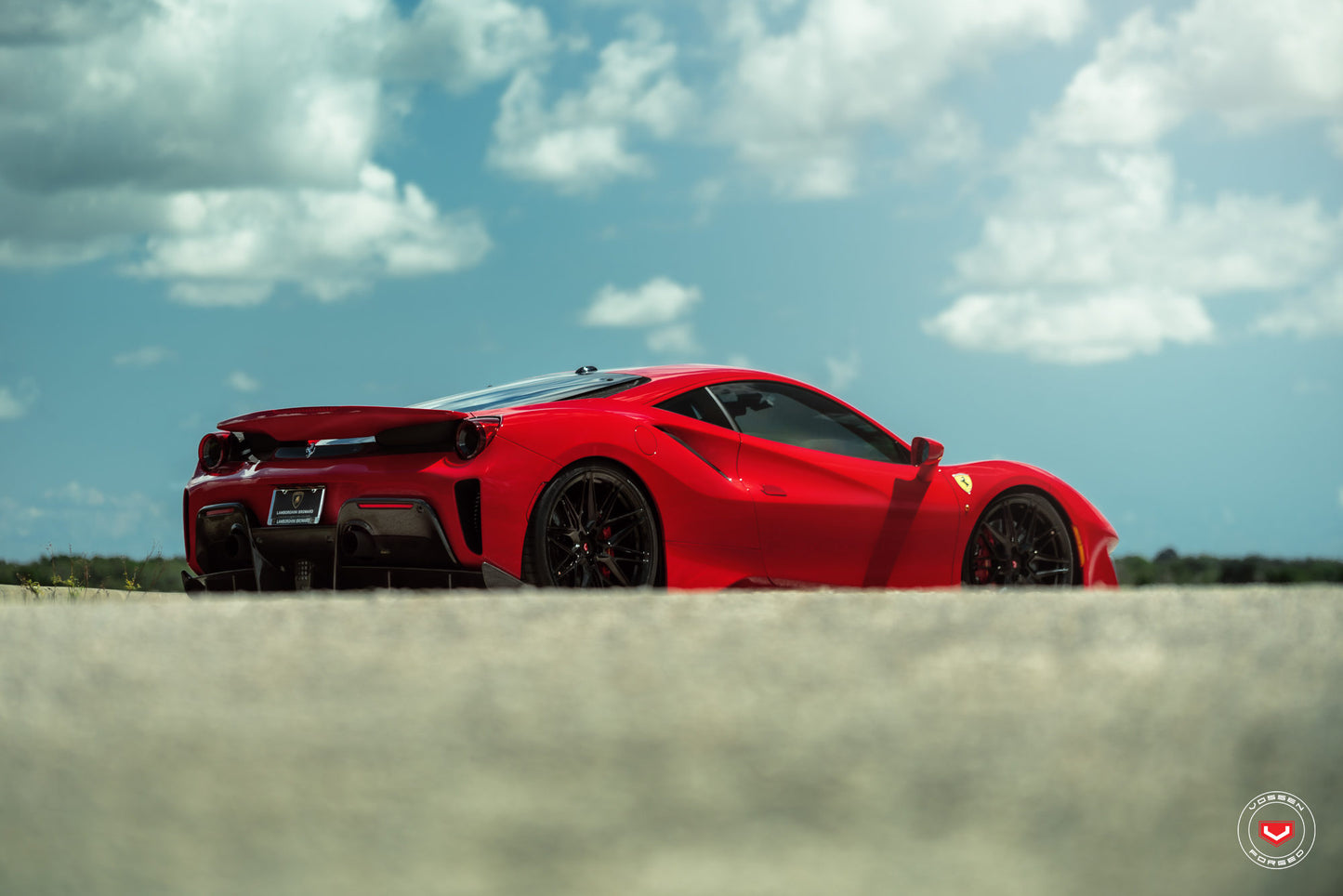 Vossen EVO-5 Wheel Set for Ferrari 488 - 21 Inch - Gloss Black