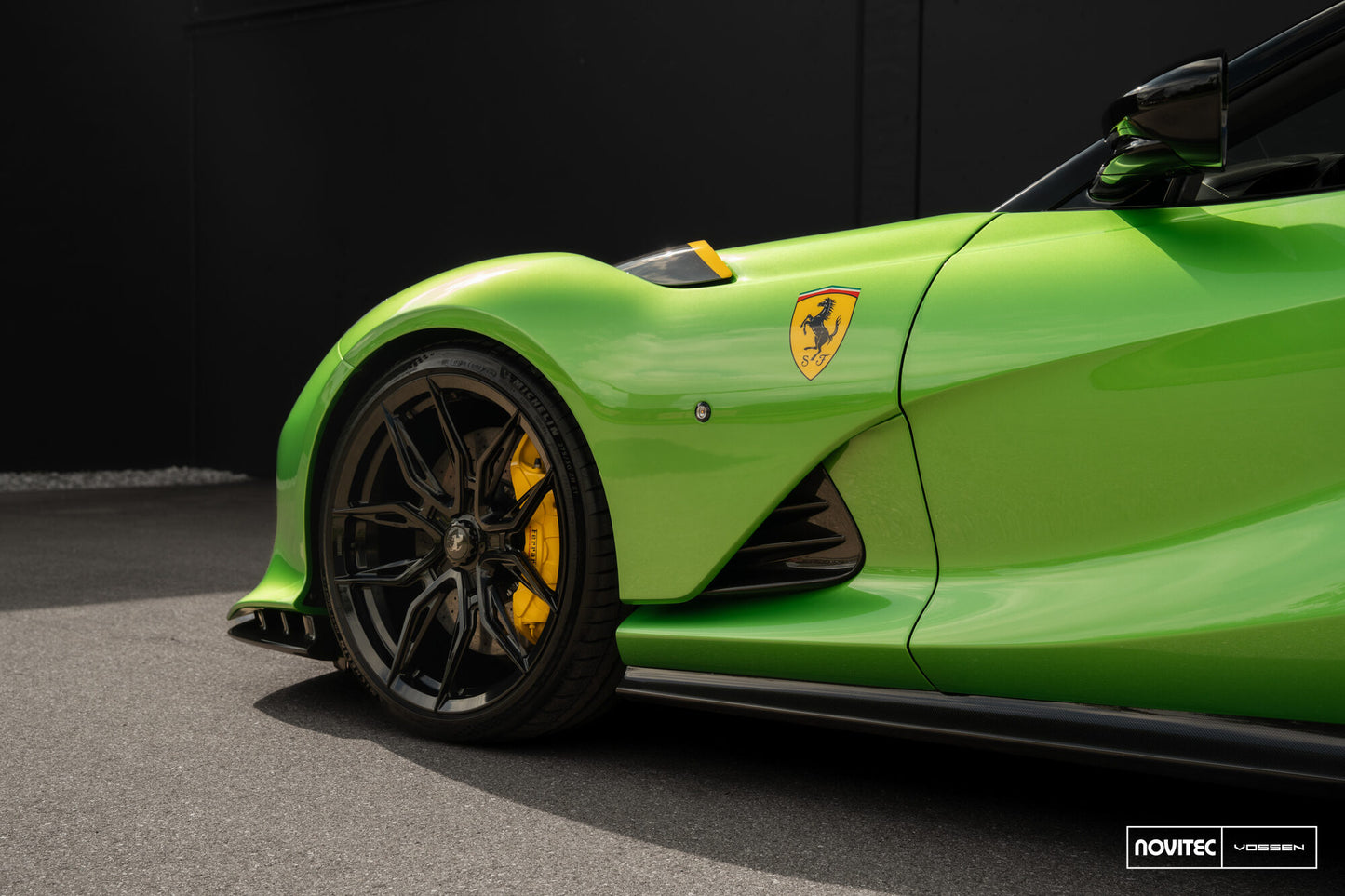 Vossen NF11 Wheel Set for Ferrari 812 Superfast - 21 Inch - Gloss Black