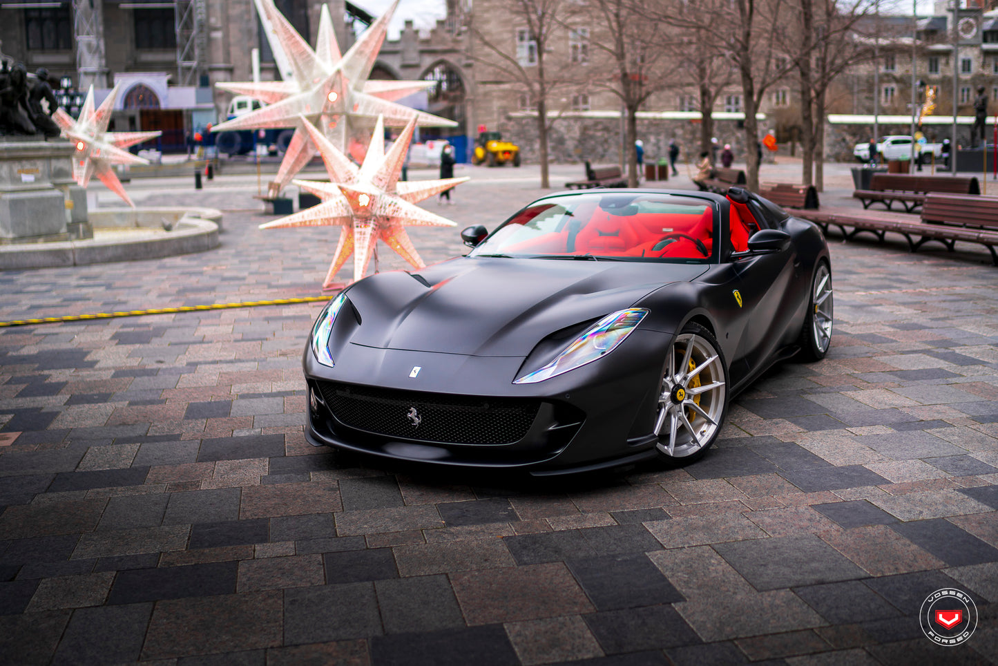 Vossen NF10 Wheel Set for Ferrari 812 Superfast - 21 Inch - Matte Clear