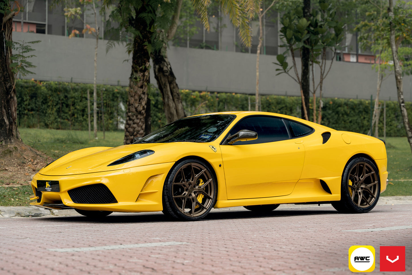 Vossen HF-5 Wheel Set for Ferrari F430 - 20 Inch - Satin Bronze