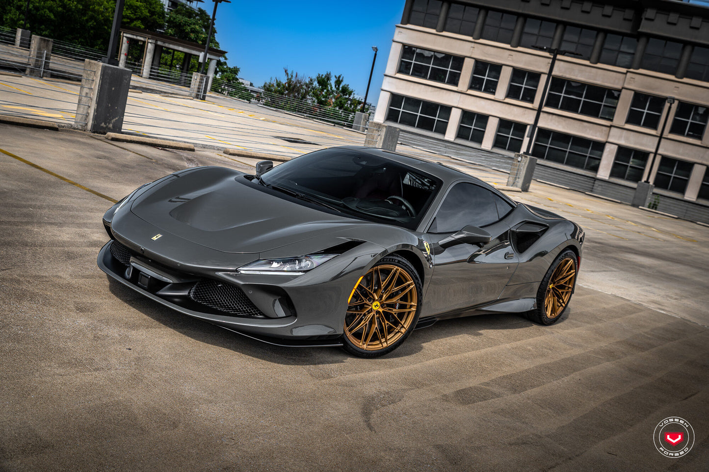 Vossen S21-02 Wheel Set for Ferrari F8 - 20 Inch - Matte Brickell Bronze