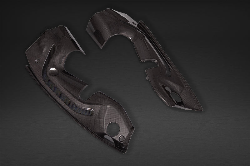 Capristo Ferrari F8 Spider - Carbon Fiber Engine Side Covers