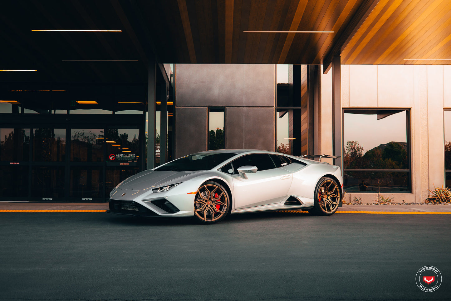 Vossen EVO-3R Wheel Set for Lamborghini Huracan - 20 Inch - Satin Bronze