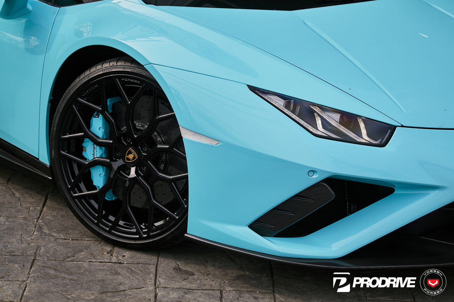 Vossen S17-01 Wheel Set for Lamborghini Huracan - 20 Inch - Gloss Black