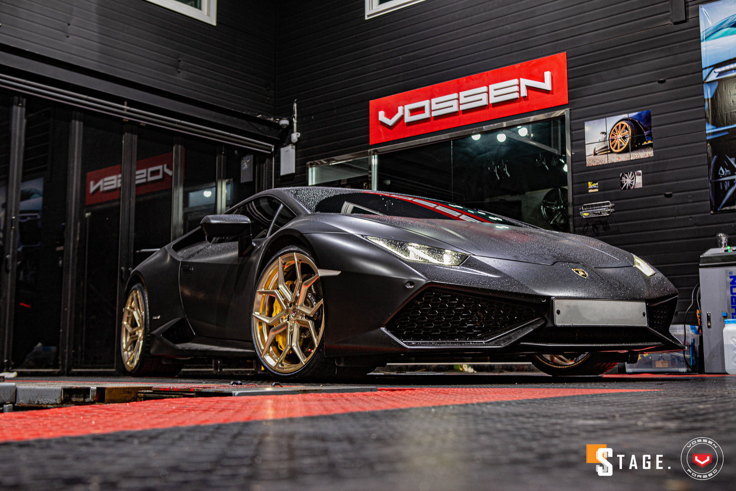 Vossen EVO-3 Wheel Set for Lamborghini Huracan - Patina Gold