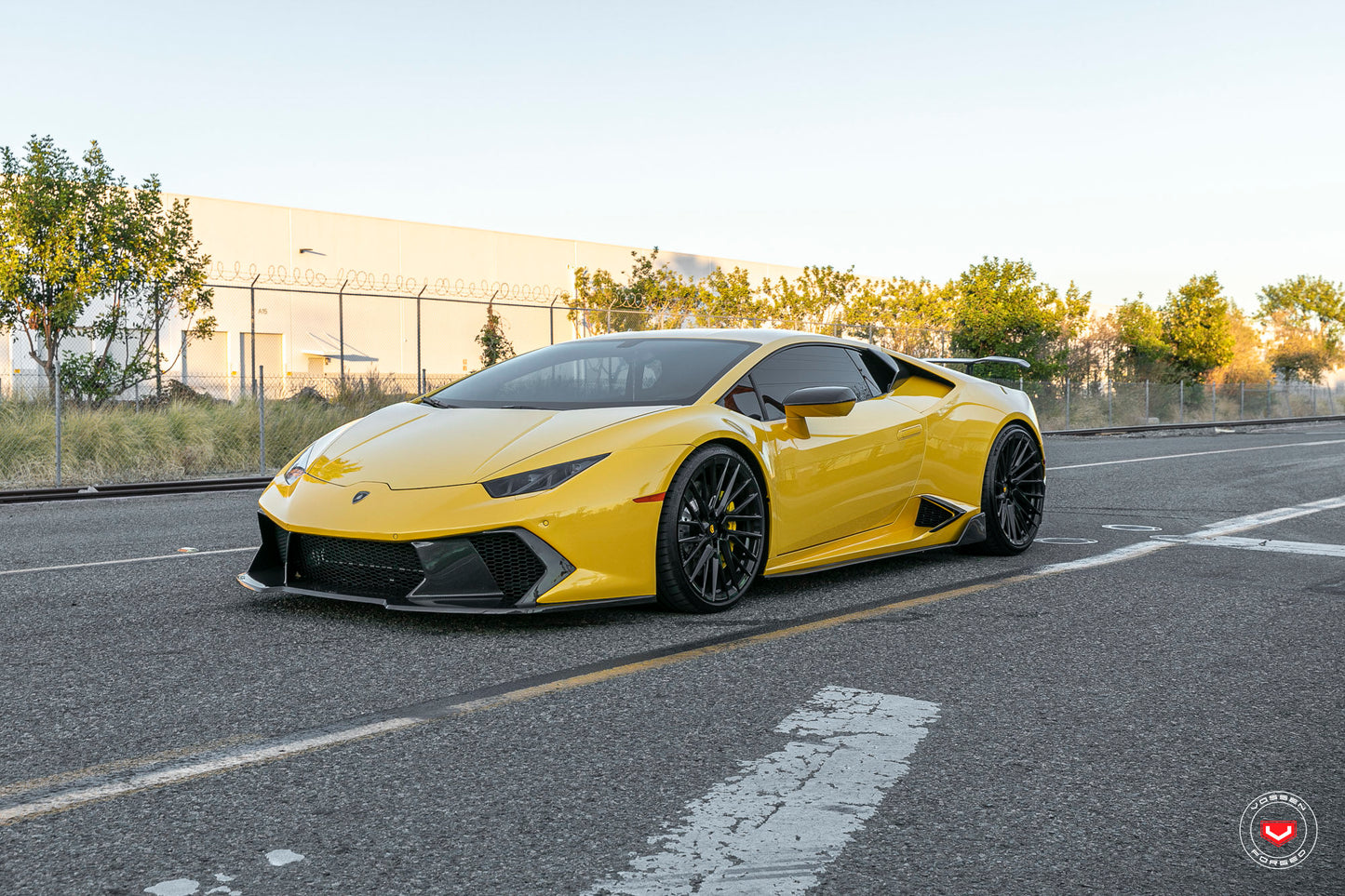 Vossen EVO-6T Wheel Set for Lamborghini Huracan - 20 Inch - Gloss Black