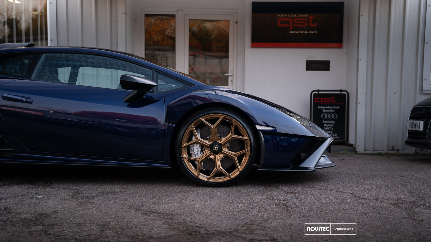 Vossen NL4 Wheel Set for Lamborghini Huracan - 20 Inch - Brickell Bronze