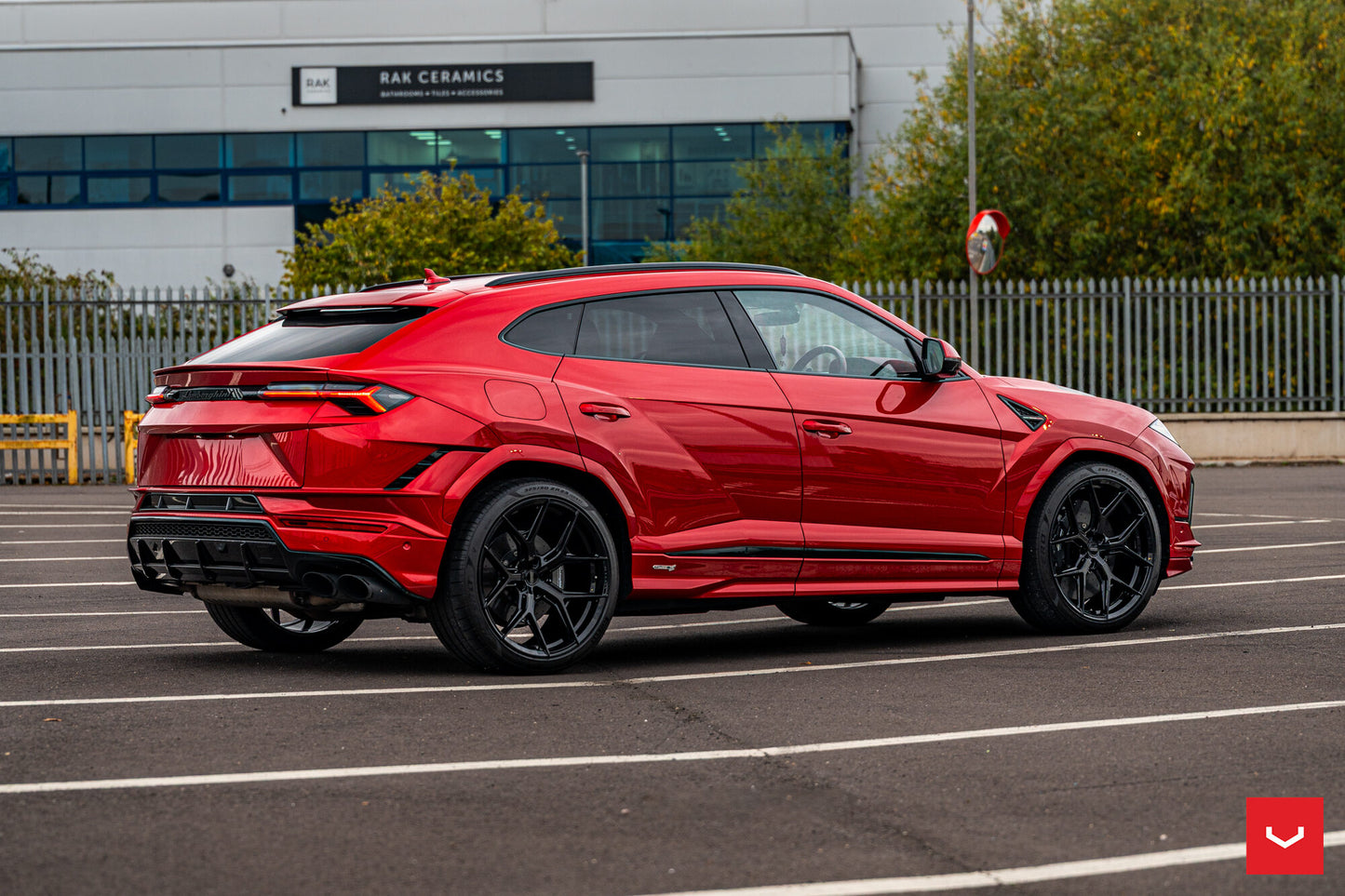 Vossen HF-5 Wheel Set for Lamborghini Urus - 23 Inch - Gloss Black