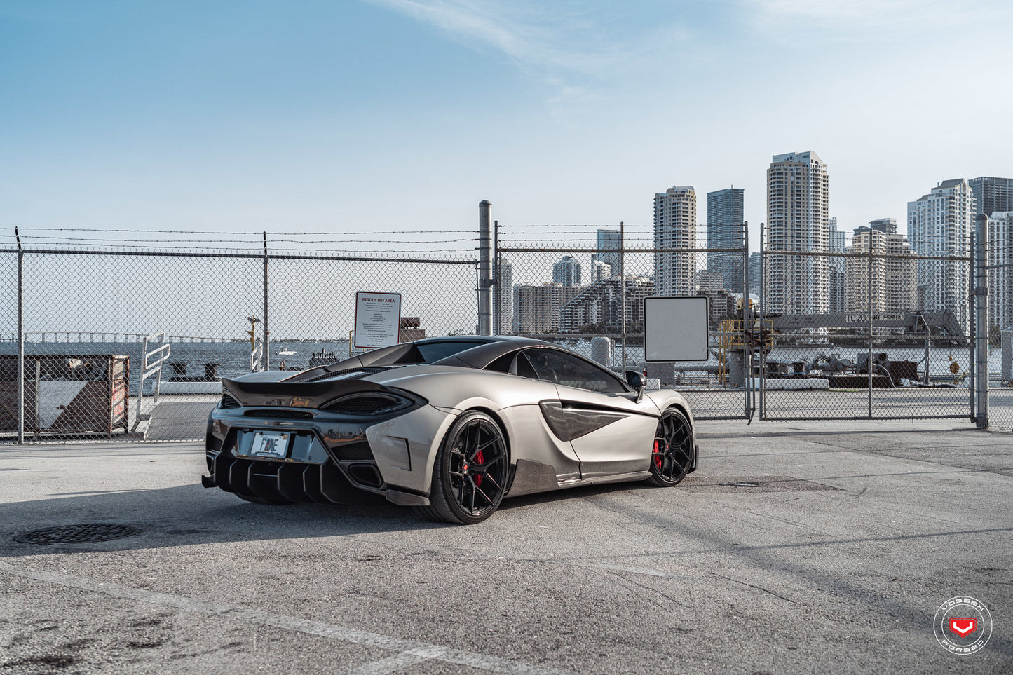 Vossen S21-01 Wheel Set for McLaren 570S - 20 Inch - Gloss Black