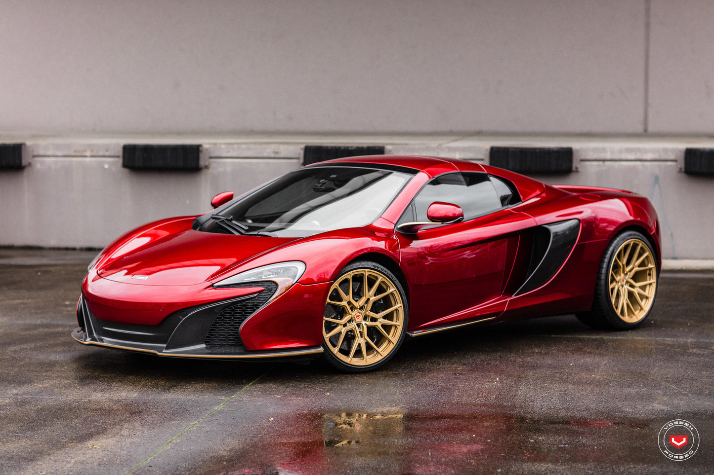 Vossen M-X3 Wheel Set for McLaren 650S - 20 Inch - Imperial Gold