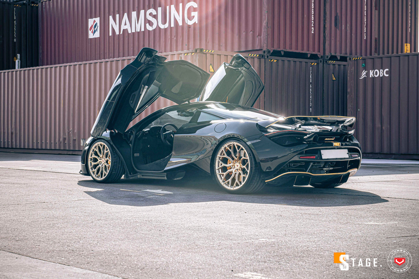 Vossen S17-01 Wheel Set for McLaren 720S - 20 Inch - Patina Gold