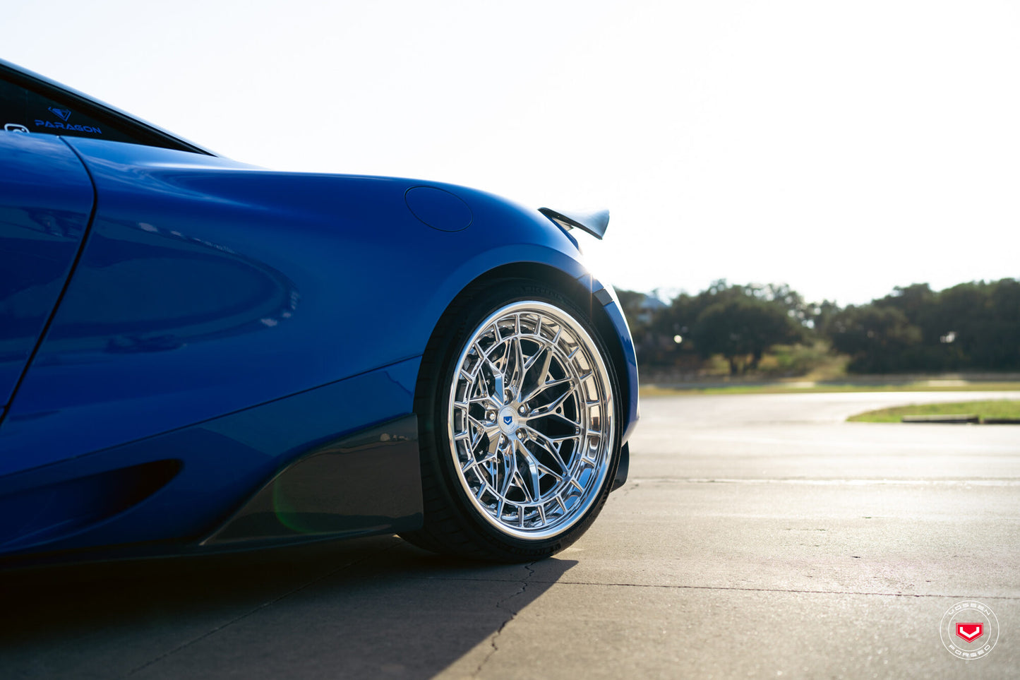 Vossen LC3-02 (3-Piece) Wheel Set for McLaren 720S - 20 Inch - Gloss Clear polished