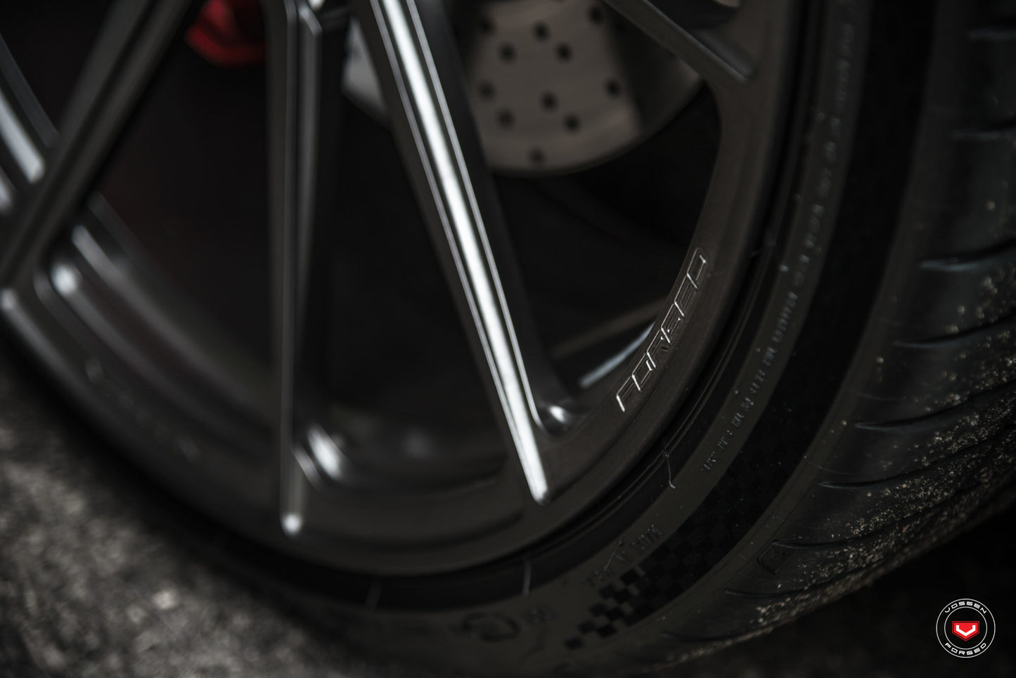 Vossen M-X2 Wheel Set for Porsche 911 - 21 Inch - Dark Smoke