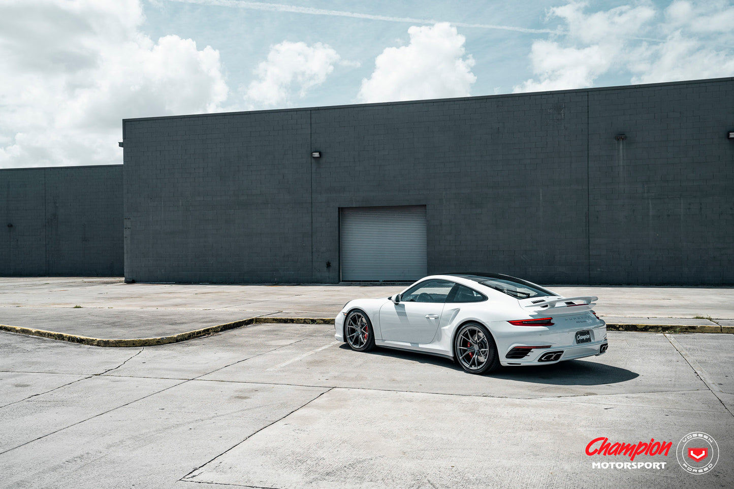 Vossen RS74 Wheel Set for Porsche 911 - 20 Inch - Dark Smoke