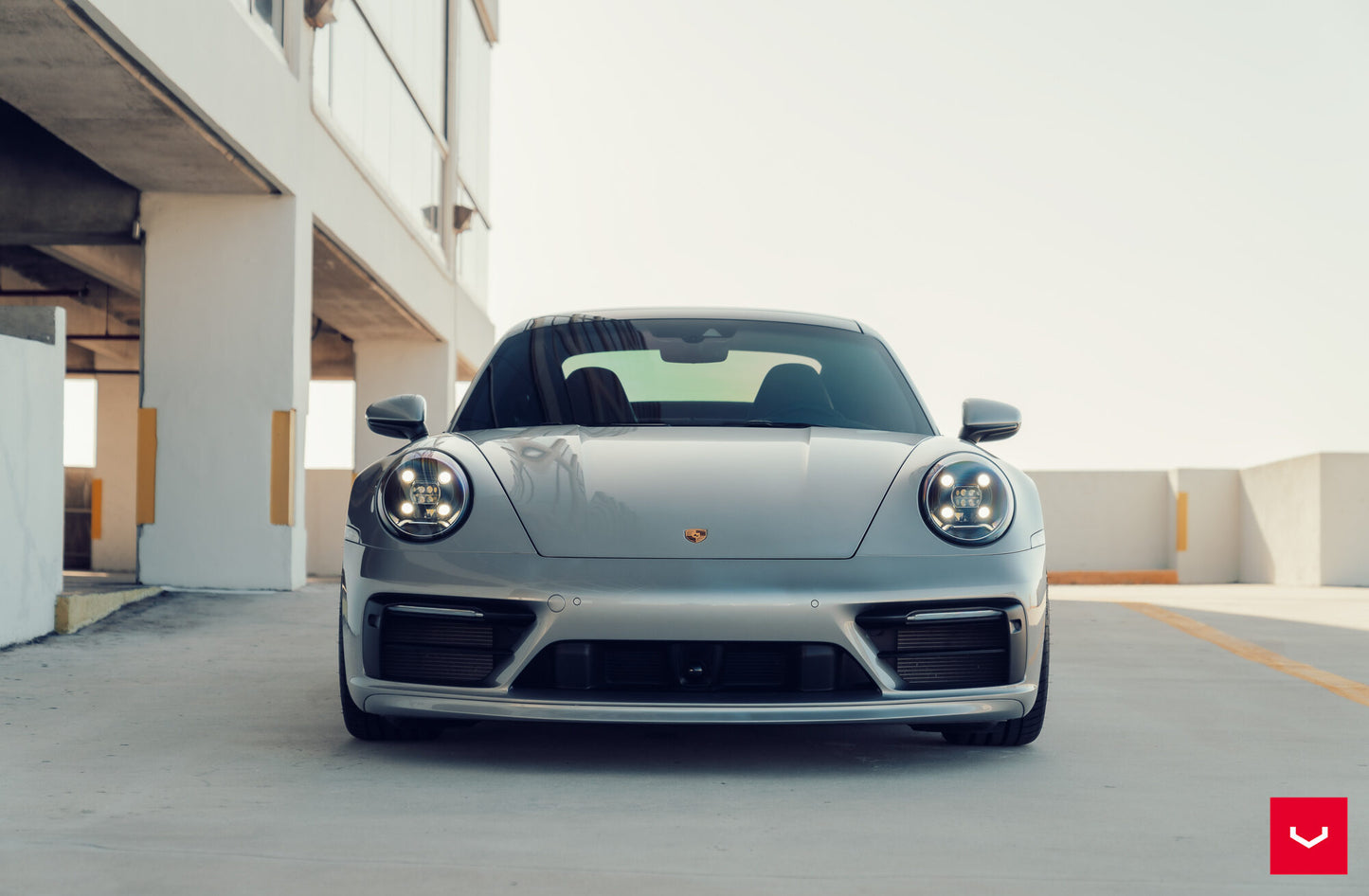 Vossen HF-5 Wheel Set for Porsche 911 - 20 Inch - Anthracite