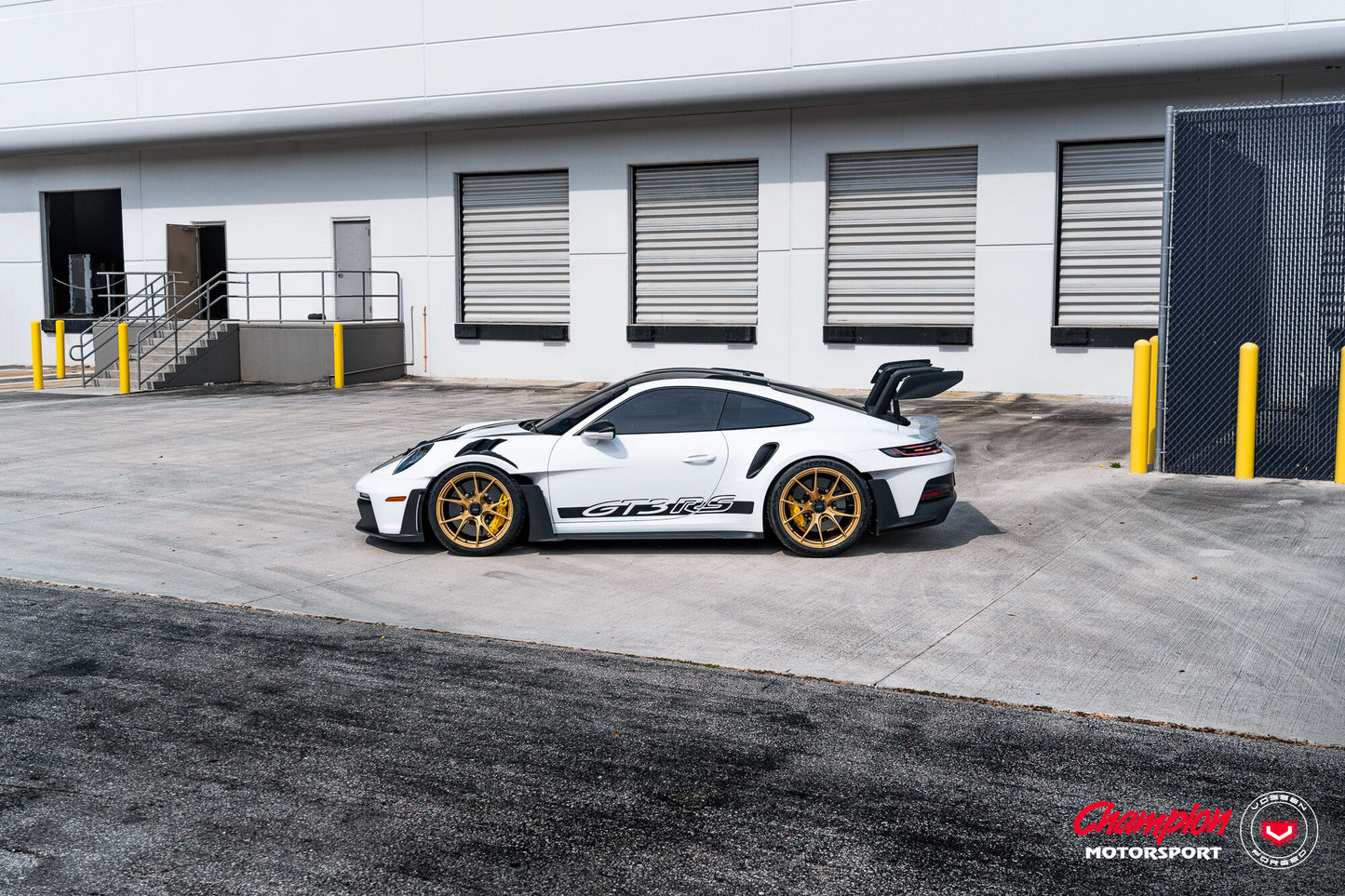 Vossen RS74 Wheel Set for Porsche 911 - 20 Inch - Heritage Gold