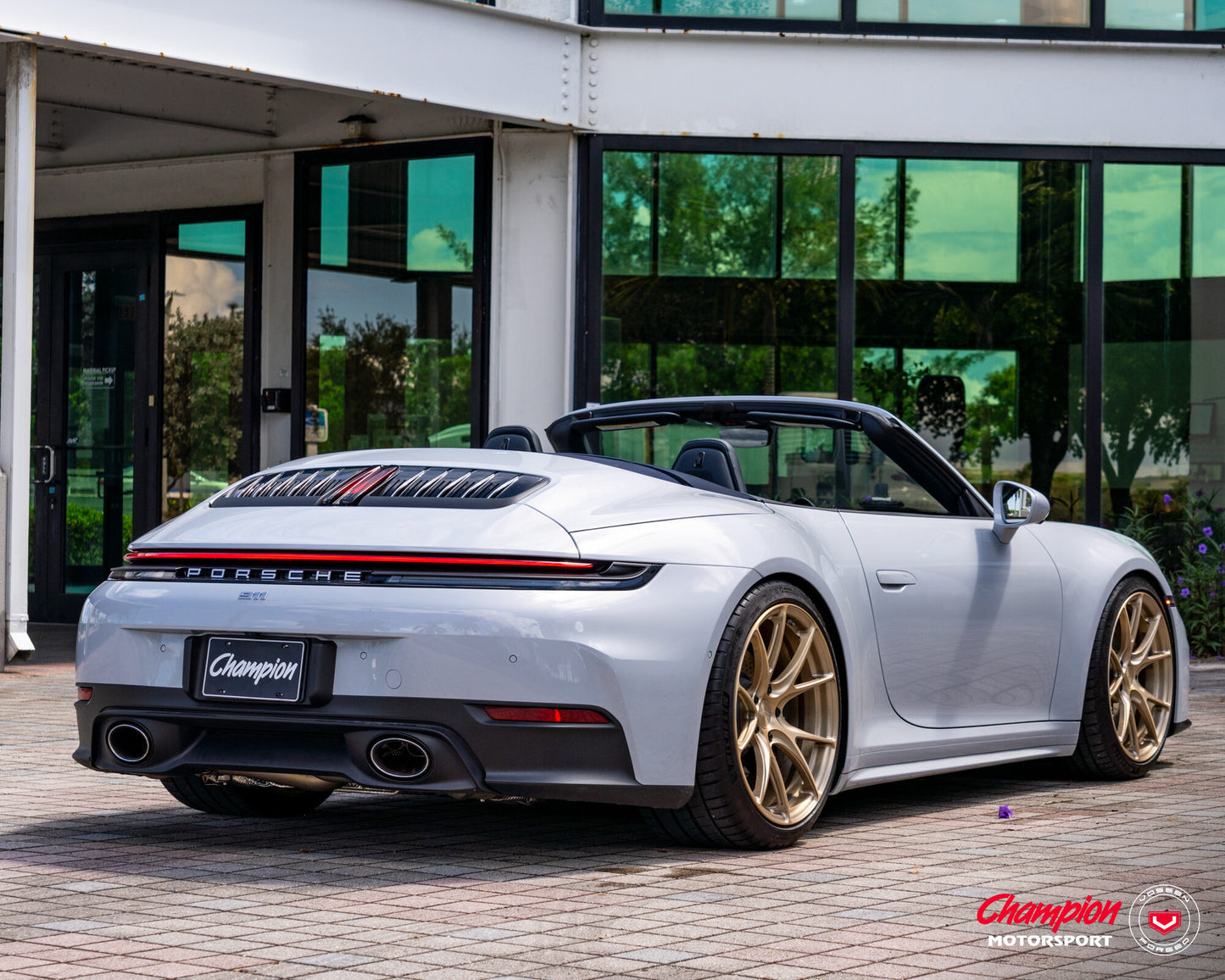 Vossen RS74 Wheel Set for Porsche 911 - Patina Gold