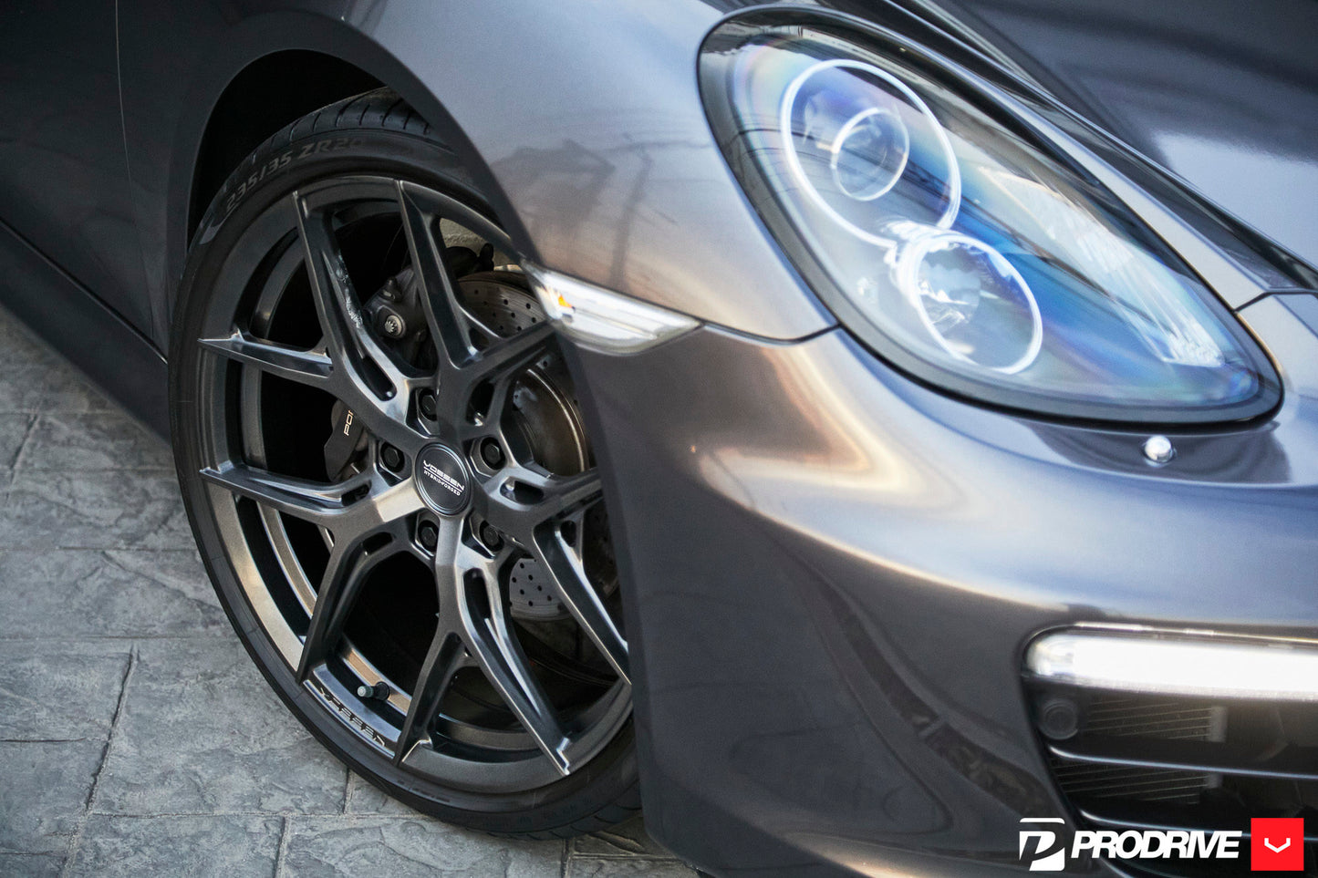Vossen HF-5 Wheel Set for Porsche 718 Boxster/Cayman - 20 Inch - Anthracite