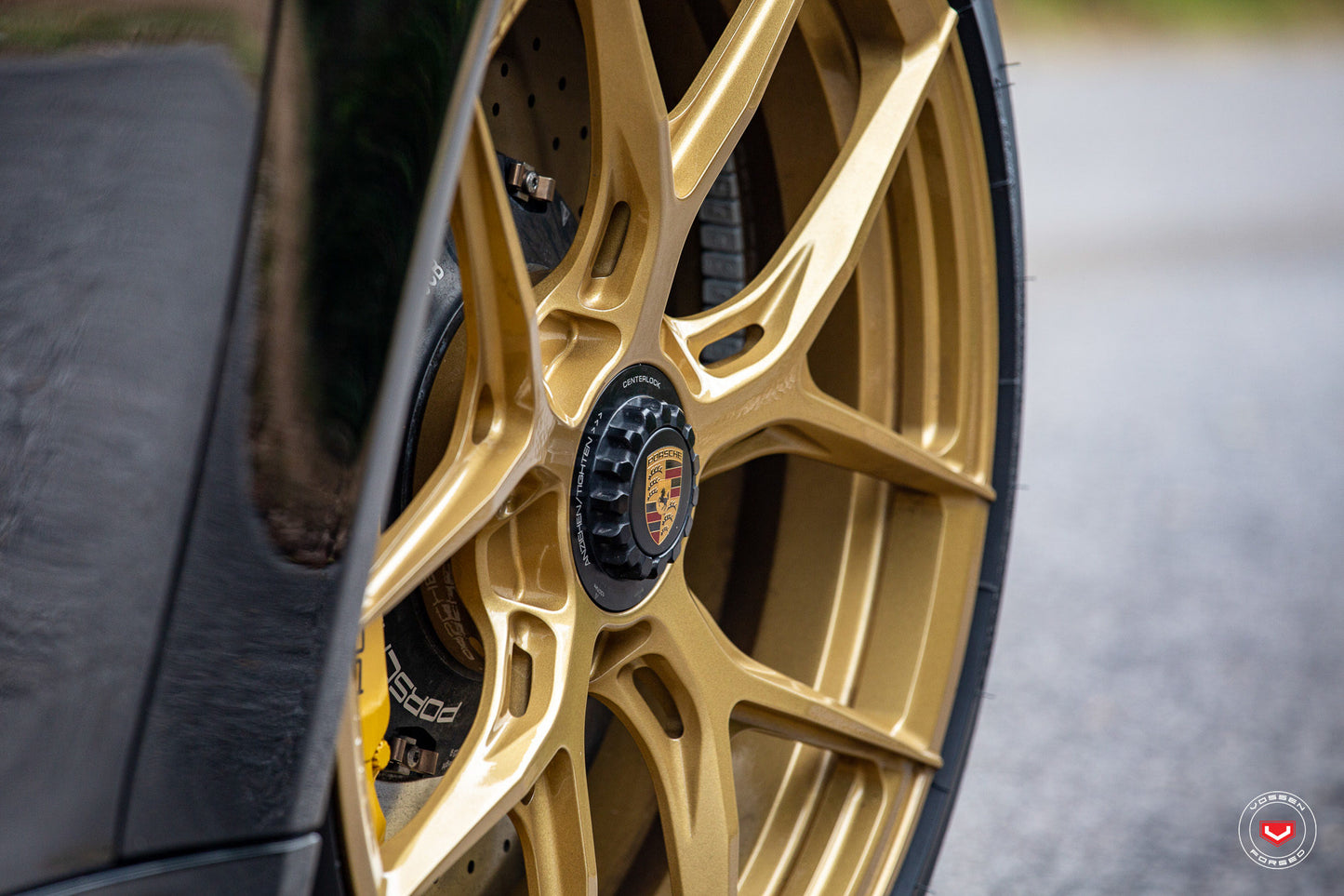 Vossen S21-01 Wheel Set for Porsche 911 - 20 Inch - Heritage Gold