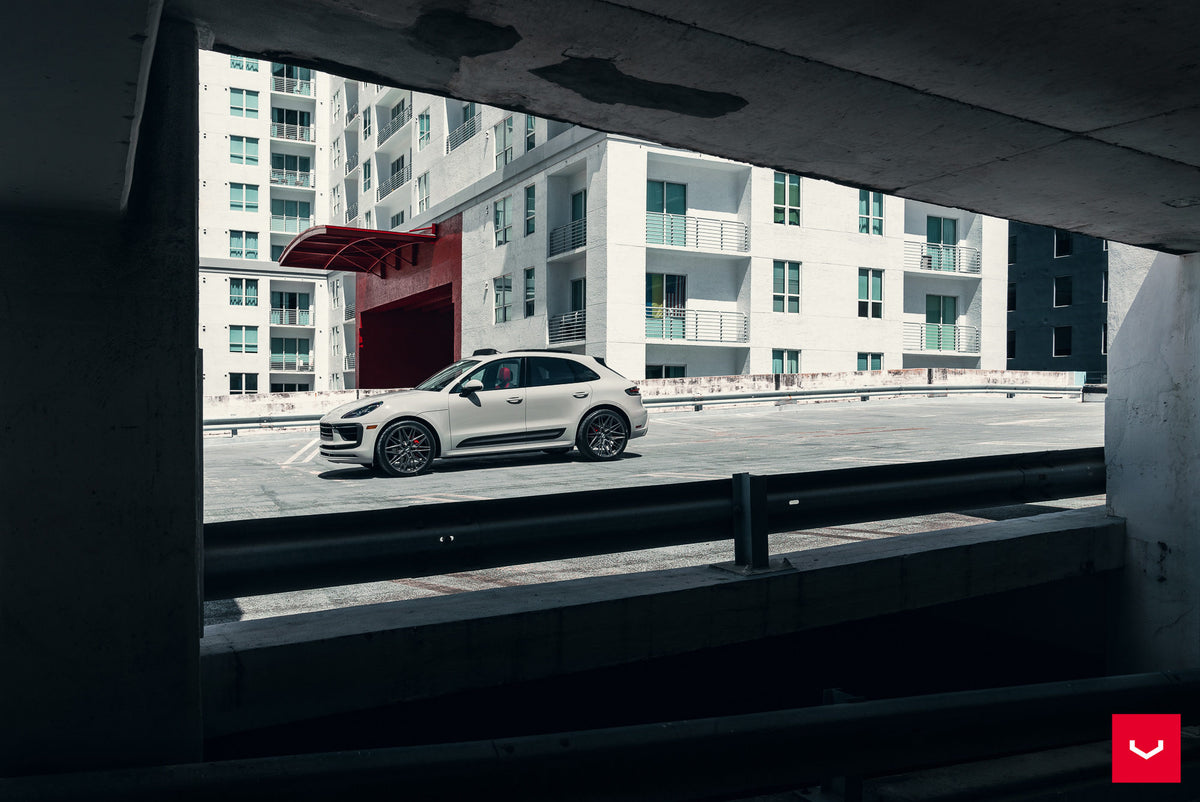Vossen HF-7 Wheel Set for Porsche Macan - 22 Inch - Anthracite