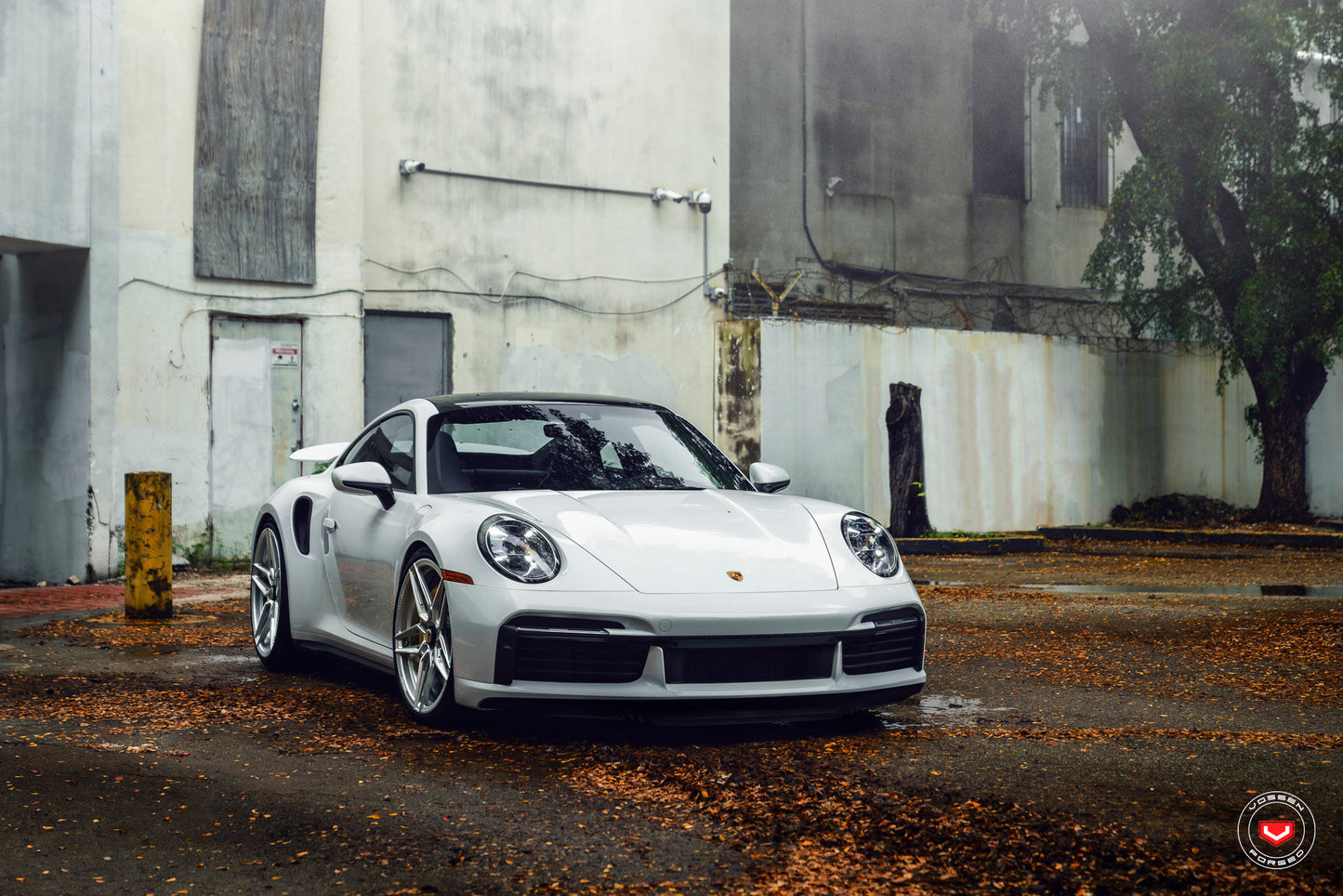 Vossen EVO-1R Wheel Set for Porsche 911 - 21 Inch - Gloss Clear
