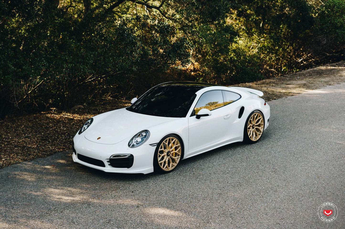 Vossen S17-01 Wheel Set for Porsche 911 - 21 Inch - Patina Gold