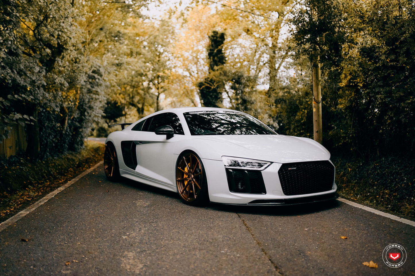 Vossen M-X2 Wheel Set for Audi R8 - 20 Inch - Brickell Bronze